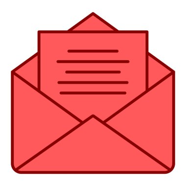 zarf e- posta simgesi vektör illüstrasyon grafik tasarımı