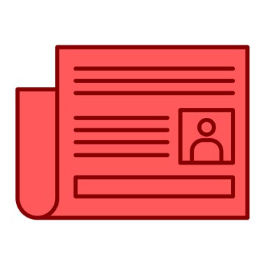 ID kart simgesi vektör illüstrasyonu