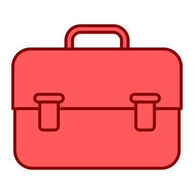 evrak çantası ikonu vektör illüstrasyonu