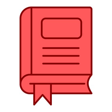 kitap simgesi vektör illüstrasyonu
