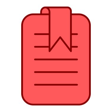 kitap simgesi vektör illüstrasyonu