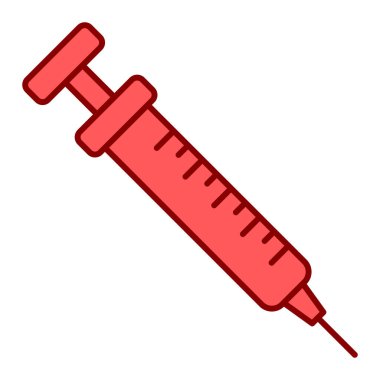 Şırınga ikonu vektör çizimi