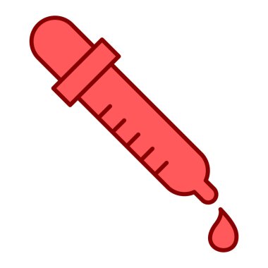 Tıbbi şırınga ikonu. vektör illüstrasyonu