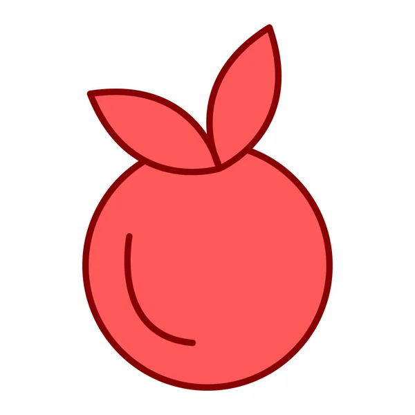 Icône Pomme Dessin Vectoriel Illustration — Image vectorielle