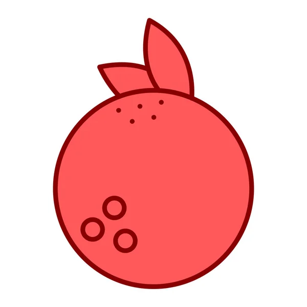 Fresh Fruit Icon Vector Illustration — Stock Vector