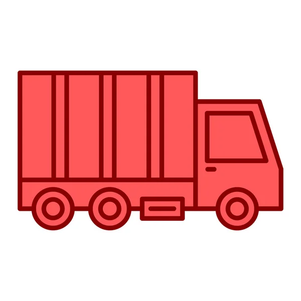 Camião Ícone Web Ilustração Simples —  Vetores de Stock