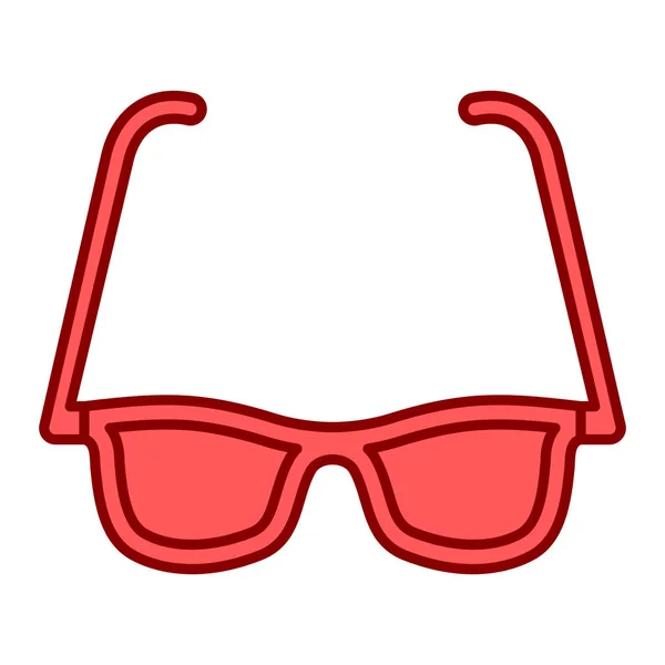 Gafas Sol Icono Vector Ilustración Diseño — Vector de stock