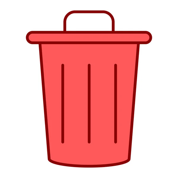 Trash Bin Icon Vector Illustration Graphic Design — Stock Vector