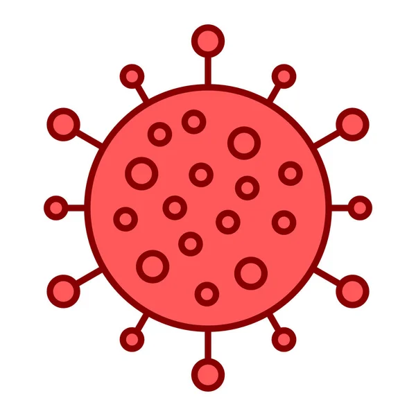 Virus Malattia Icona Vettoriale Illustrazione — Vettoriale Stock