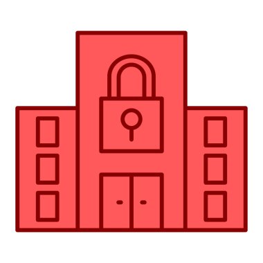 ev güvenliği vektör illüstrasyonu