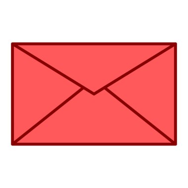 zarf e- posta simgesi vektör illüstrasyon grafik tasarımı
