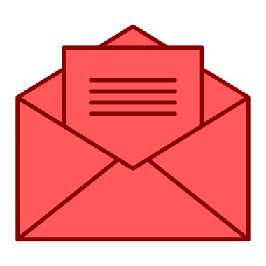 zarf e- posta simgesi vektör illüstrasyon grafik tasarımı