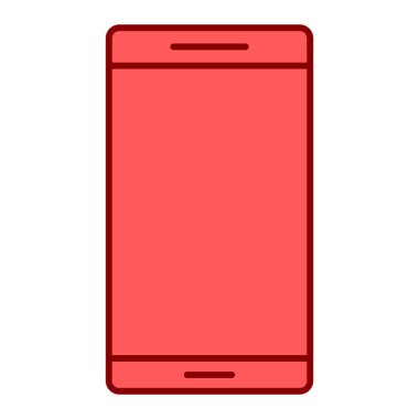 Akıllı telefon aygıtı teknoloji simgesi vektör illüstrasyon grafik tasarımı