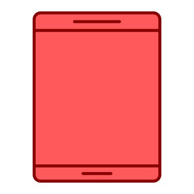 tablet aygıt simgesi, teknoloji vektör illüstrasyonu 