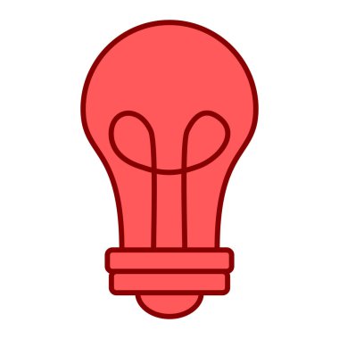 ampul simgesi vektör illüstrasyonu