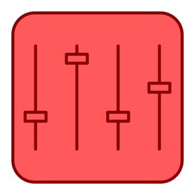 eşitleyici simge vektör illüstrasyonu