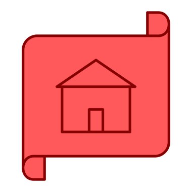 ev simgesi vektör illüstrasyonu