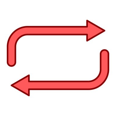 ok simgesi vektör illüstrasyonu