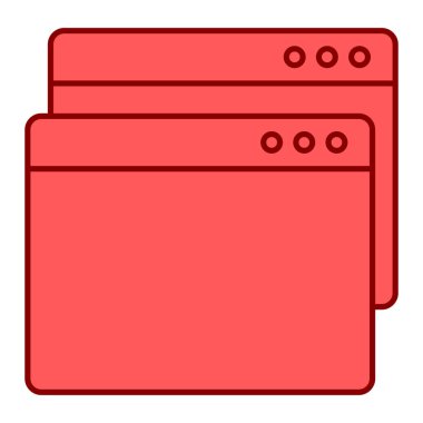 Modern teknoloji simgesinin vektör illüstrasyonu