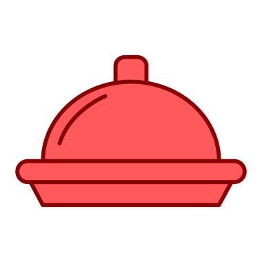 restoran yemeği ikonu vektör illüstrasyon tasarımı
