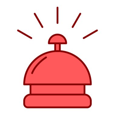 Otel çanları vektör illüstrasyonunu çalıyor