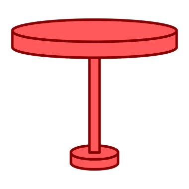 Tablo simgesinin vektör illüstrasyonu