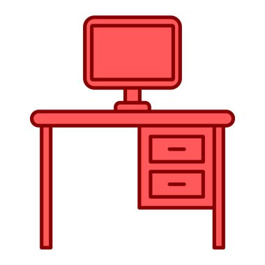 tablo vektör illüstrasyon tasarımı üzerinde bilgisayar 