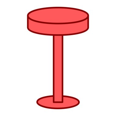 Modern bar sandalyesinin vektör illüstrasyonu