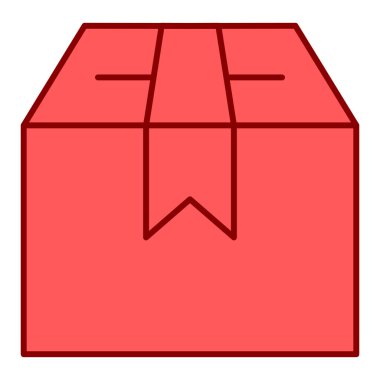 Kutu. Web simgesi basit tasarım