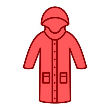 Koruyucu ceketin vektör illüstrasyonu