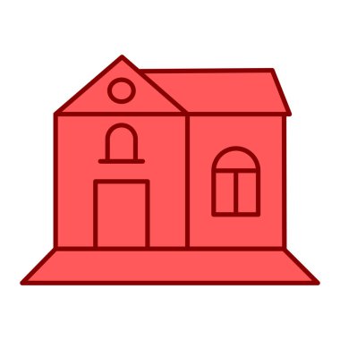 ev cephe simge vektör çizim tasarım inşa