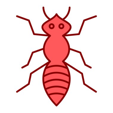 karınca simgesi vektör illüstrasyonu