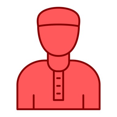 Adam simgesi, web simgesi basit illüstrasyon