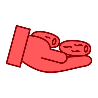 el ele para para vektör illüstrasyonu