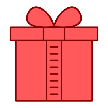 hediye kutusu ikon vektör çizimi tasarımı