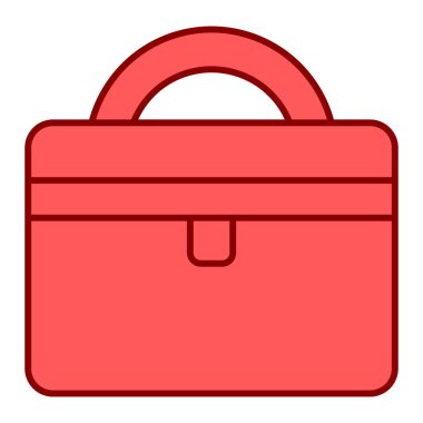 çanta simgesi vektör illüstrasyonu