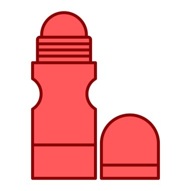 Deodorant ikonu. Web için ruj vektör simgelerinin özet çizimi 