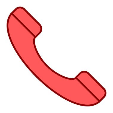 Telefon çağrı ikonu. vektör illüstrasyonu