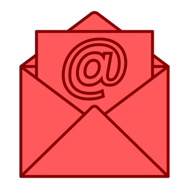 zarf e- posta simgesi vektör illüstrasyon grafik tasarımı