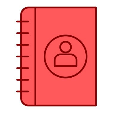 kitap simgesi vektör illüstrasyonu