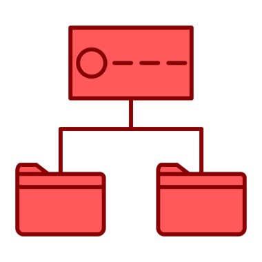 veri depolama simgesi vektör illüstrasyonu