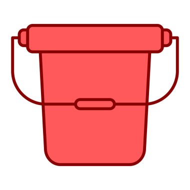 su kovası ikonu vektör çizimi tasarımı
