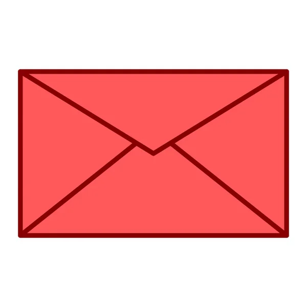 Enveloppe Mail Icône Vectoriel Illustration Conception Graphique — Image vectorielle