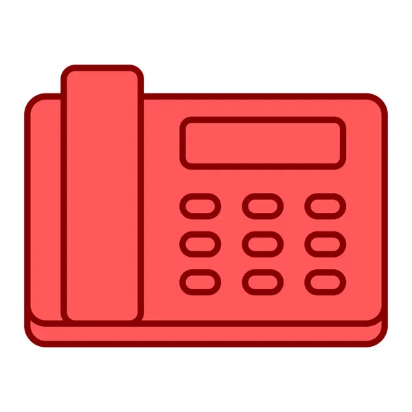 Telefono Icona Vettoriale Illustrazione — Vettoriale Stock