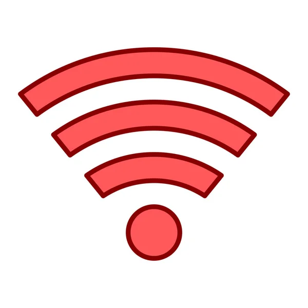 Wifi Signal Icon Vector Illustration Design — Stock Vector