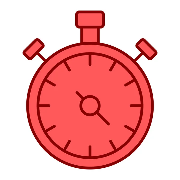 Stopwatch Tijd Pictogram Vector Illustratie Ontwerp — Stockvector