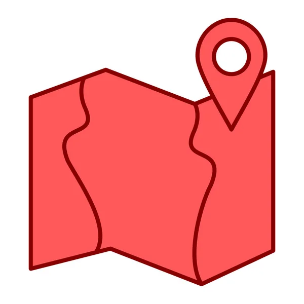 Ícone Pino Mapa Símbolo Marcador Localização Navegação Gps Ilustração Vetorial —  Vetores de Stock