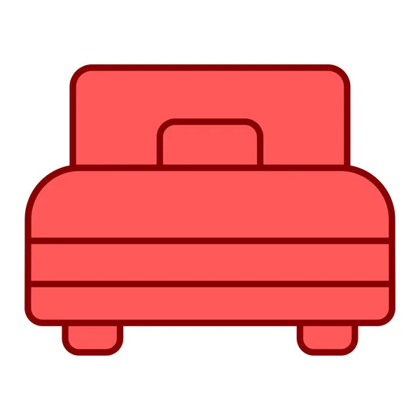 Vector Ilustración Del Icono Cama — Archivo Imágenes Vectoriales