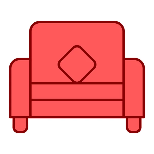 Sofa Symbol Vektor Illustration — Stockvektor