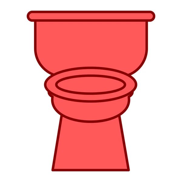 Toiletpot Icoon Web Design Geïsoleerd Witte Achtergrond — Stockvector